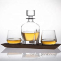 Ny design whisky karaff och whiskyglasögon